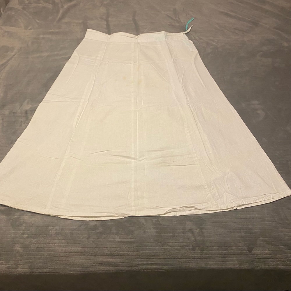 White Saree Petticoat